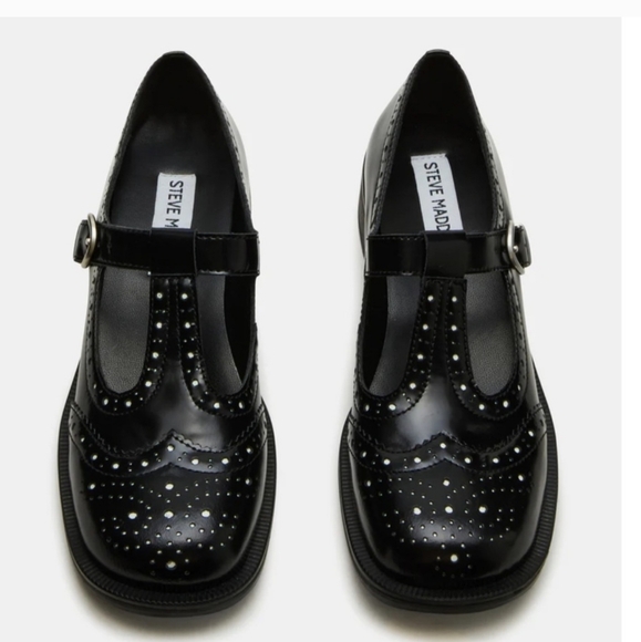 Steve Madden Shoes - Y2K.90s .Steve Madden  Montage Black Leather  ,Mary jane Style .NWT.SZ,10M